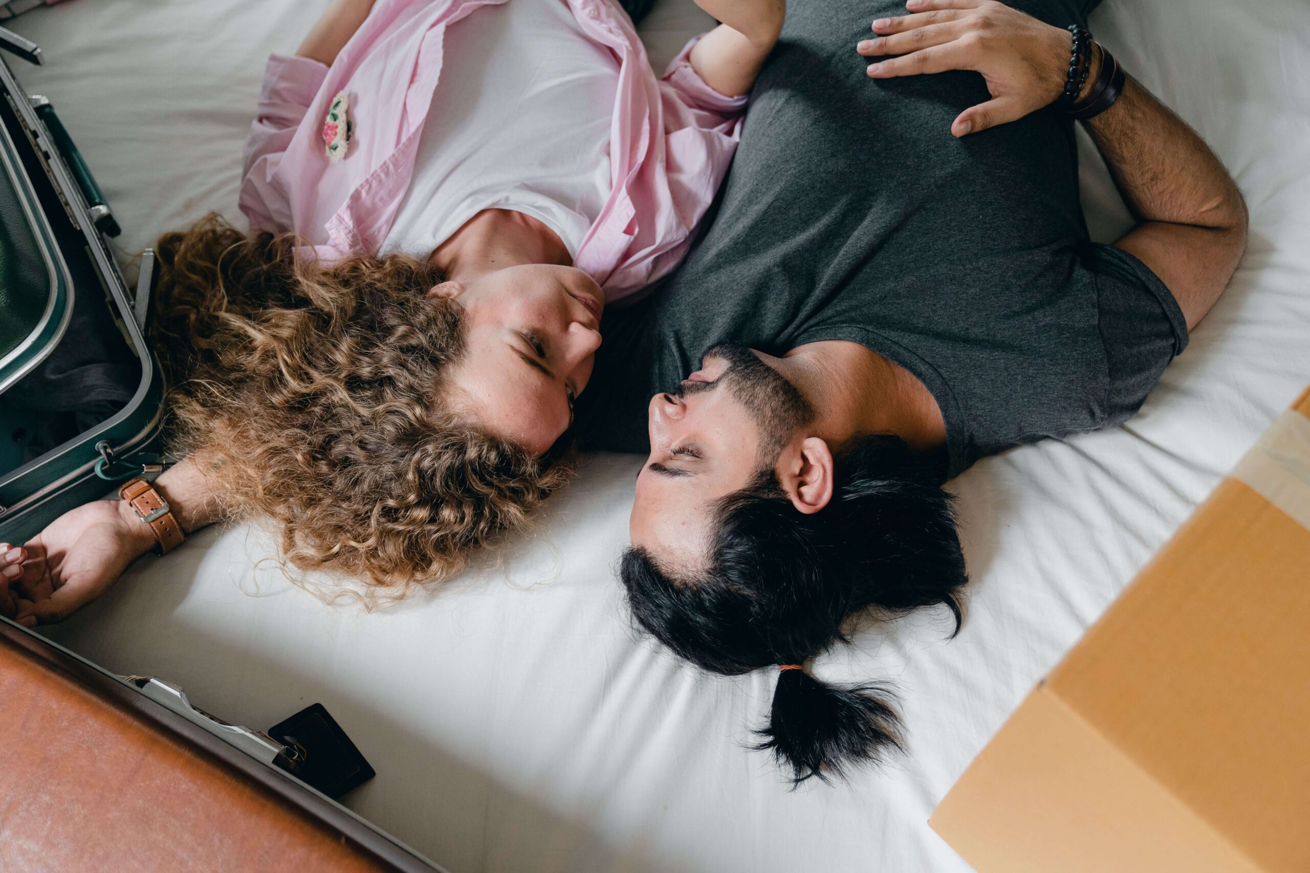 Emotional Connection - self acceptance denver co - self esteem counseling denver co - therapy for self respect denver co - colorado Couple lying together, representing trust, intimacy, and the ability to accept love while working toward greater self-acceptance in Denver, CO.
